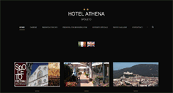 Desktop Screenshot of hotelathenaspoleto.it